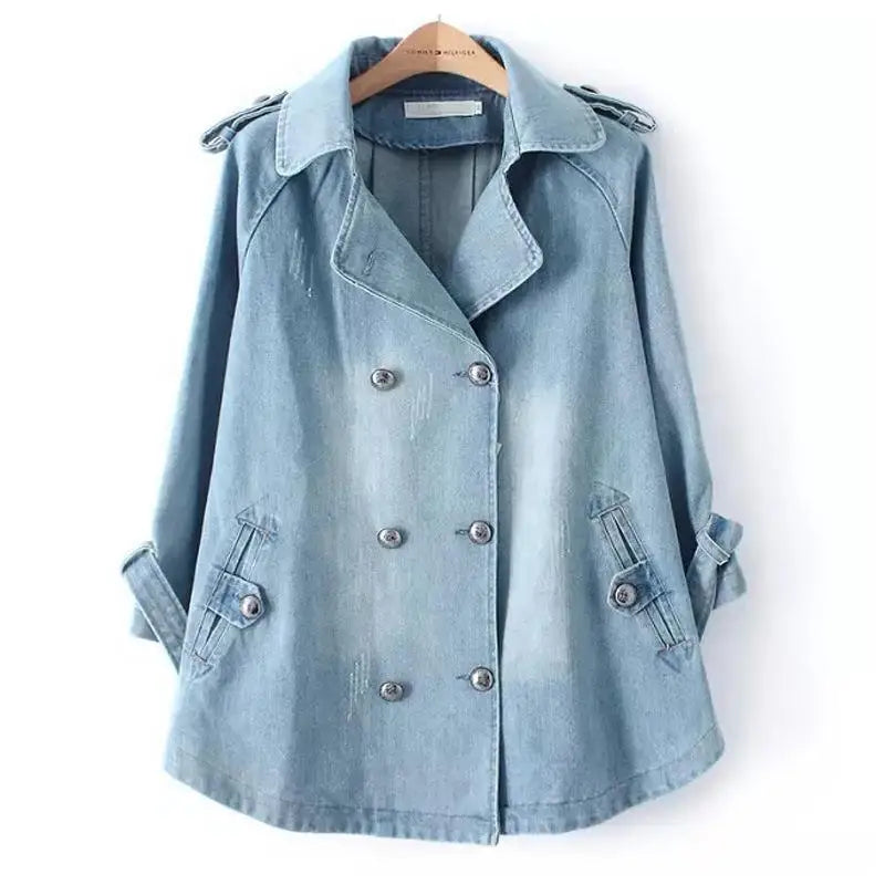 Riviera Denim Cape Coat
