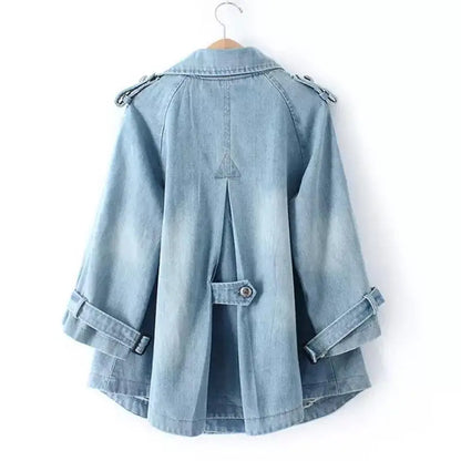 Riviera Denim Cape Coat